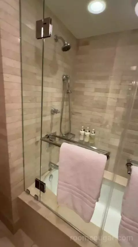 Double Room with Two Double Beds and Lake View bathroom picture #4