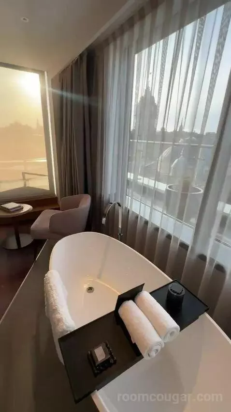Cool Corner with Terrace, Suite, 1 King (#871) bathroom picture #4