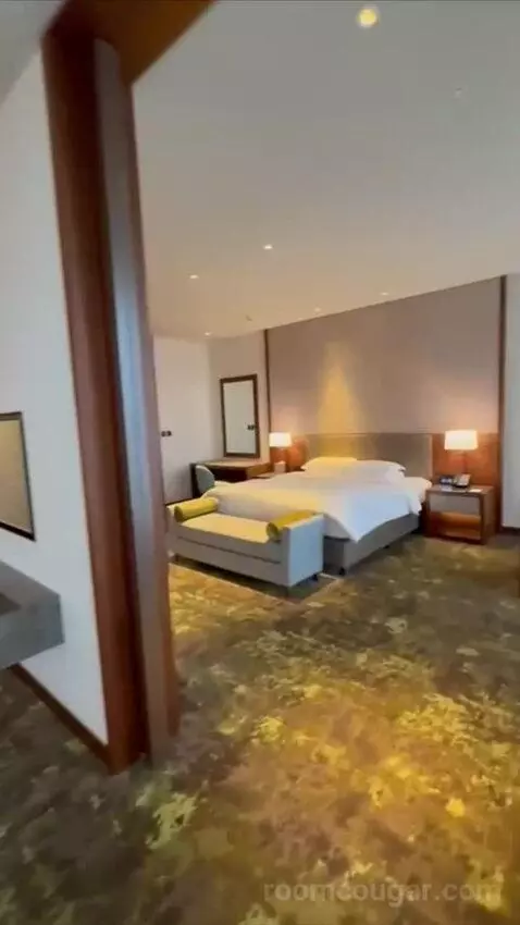 Deluxe King Suite with Executive Lounge Access (#3002) bed picture #5