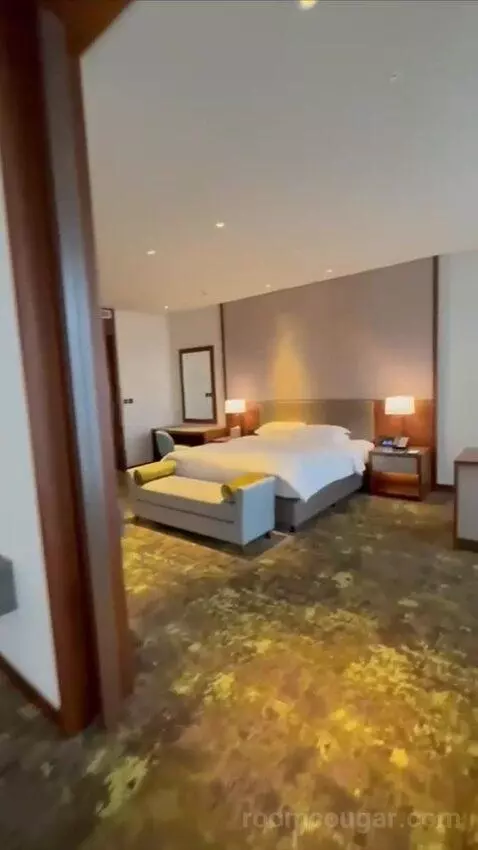 Deluxe King Suite with Executive Lounge Access (#3002) bed picture #6