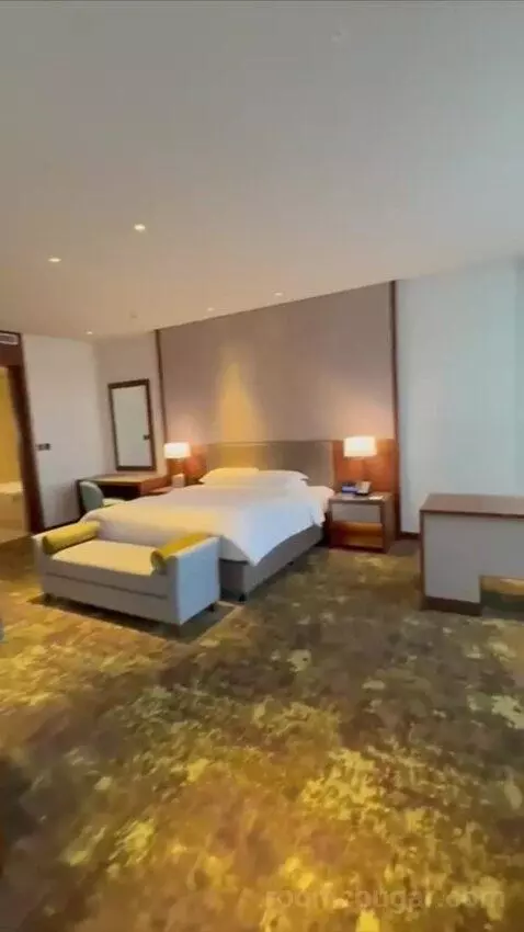 Deluxe King Suite with Executive Lounge Access (#3002) bed picture #9