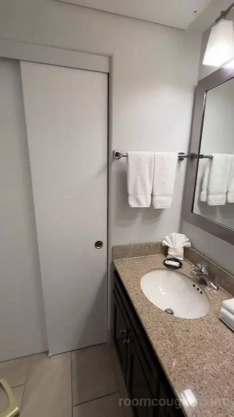 Studio, 1 Queen, Sofa Bed, Less Desirable Location (#520) bathroom picture #4
