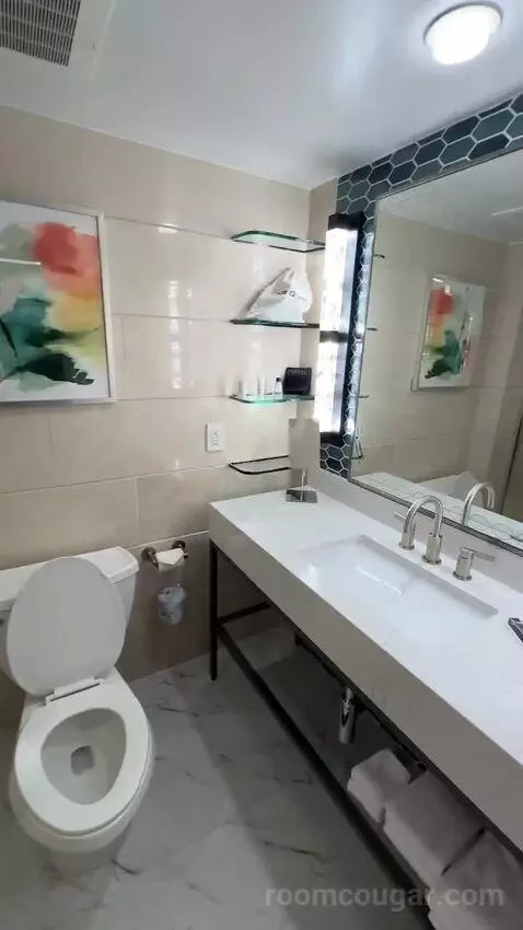 King, Water View, Renovated (#1510) bathroom picture #9