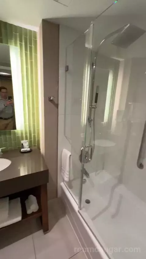 Deluxe Guest Room, 1 King, City View bathroom picture #4