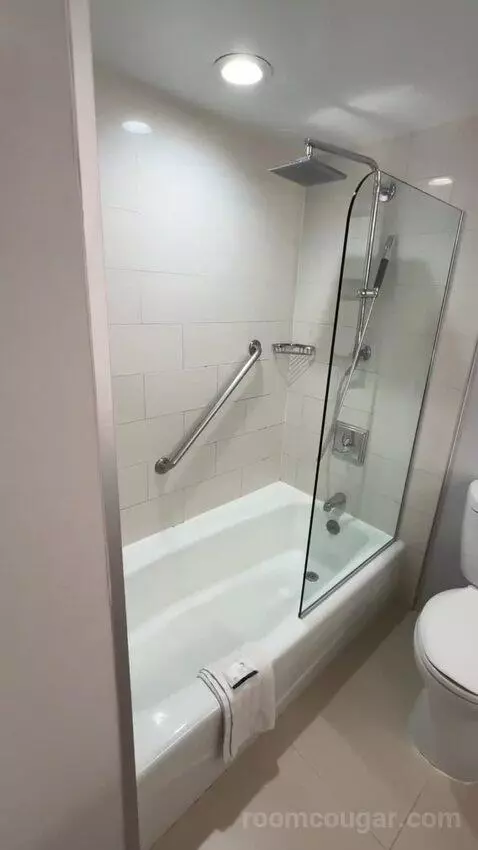 Double Room with Two Double Beds and City View (#821) bathroom picture #3