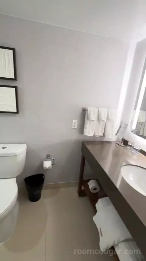 Double Room with Two Double Beds and City View (#821) bathroom picture #9