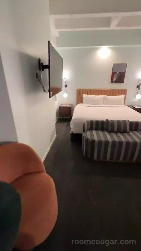 Deluxe Jr Suite, Corner Room, 1 King, 1 Sofa Bed (#308) bed picture #2