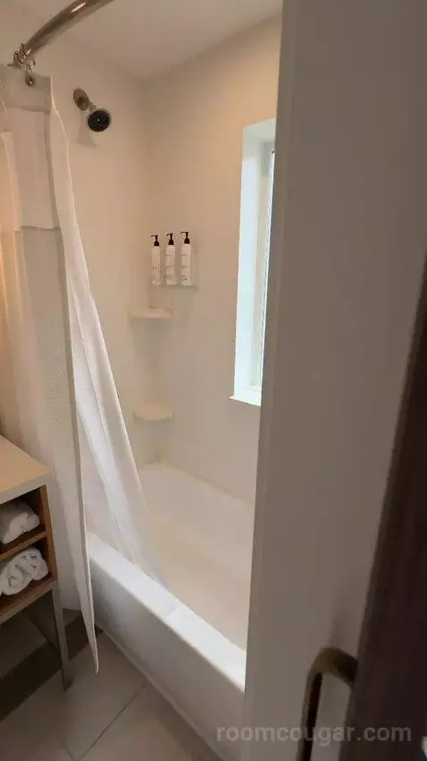 Queen Studio with Balcony (#309) bathroom picture #3