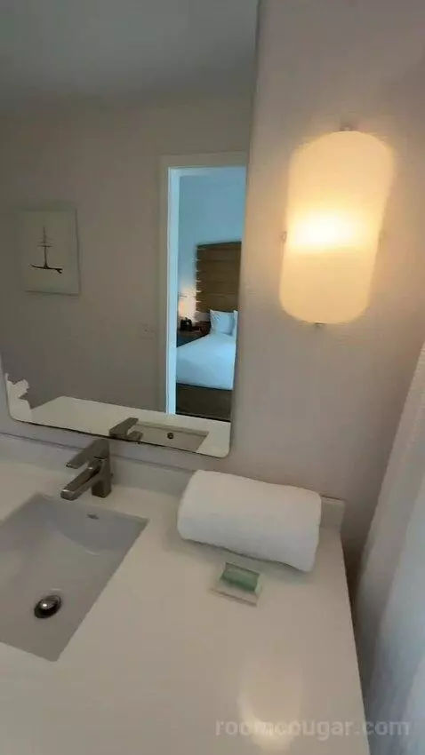 Queen Studio with Balcony (#309) bathroom picture #5