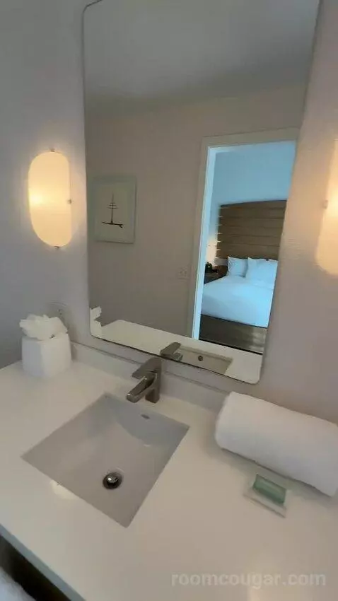 Queen Studio with Balcony (#309) bathroom picture #7