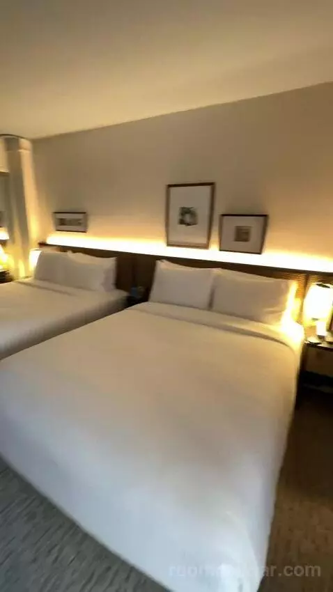 Luxe Two Queens with Sleeper Sofa (#310) bed picture #4