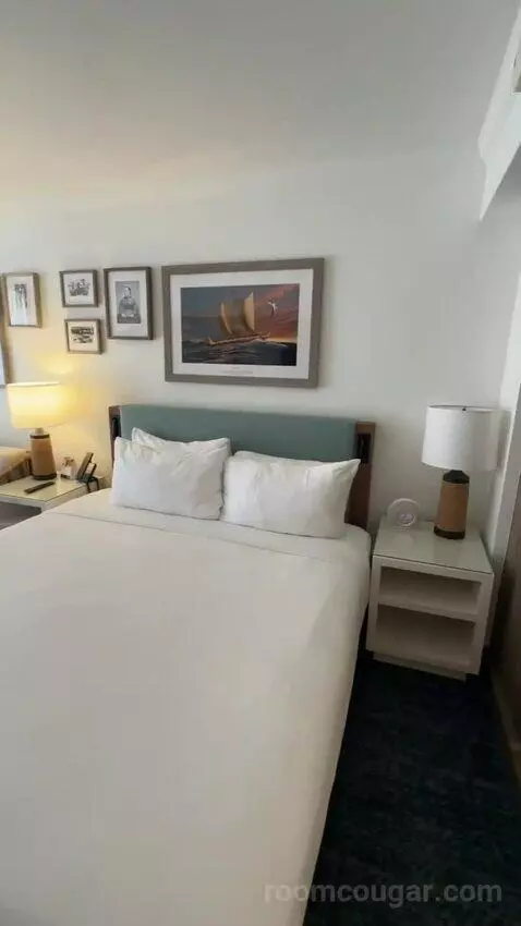 Partial Ocean View 1 King (#837) bed picture #8