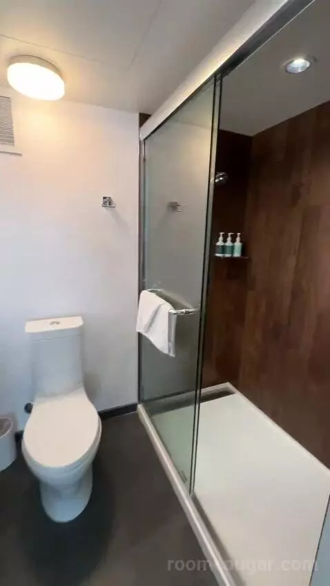 Corner Suite, 1 King Bed, Queen Day Bed, Twin Day Bed, Double Balcony (#1515) bathroom picture #10