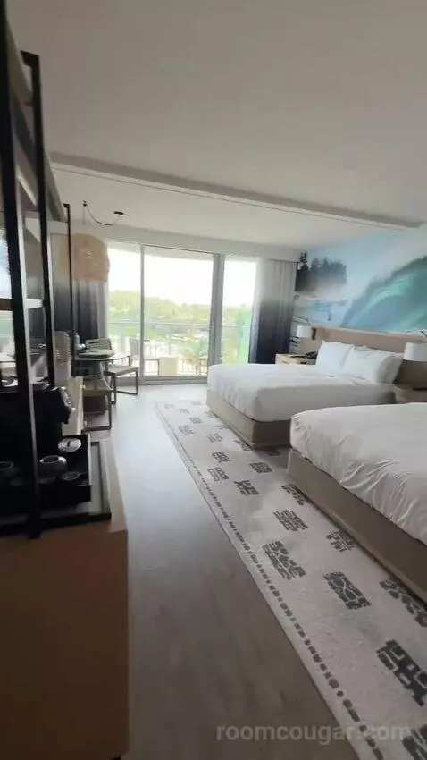 Guest Room, 2 Queen, Ocean View, Balcony (#441) bed picture #6