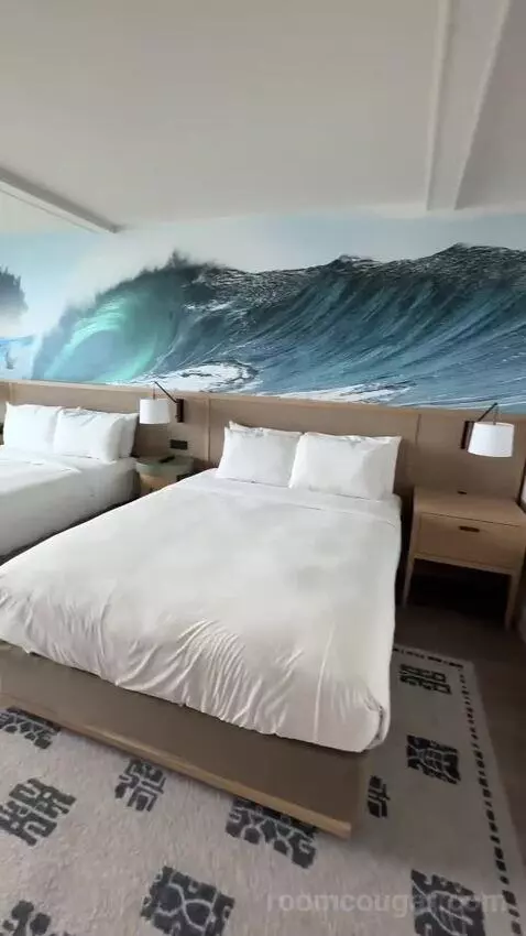 Guest Room, 2 Queen, Ocean View, Balcony (#441) bed picture #9