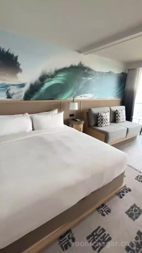 Guest Room, 1 King, Sofa Bed, Ocean View, Balcony (#501) bed picture #5