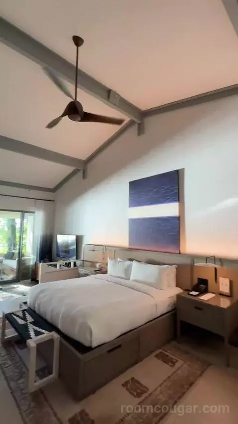 Ocean Front Bungalow, 1 King, Sofa Bed, Ocean Facing View, Ground Floor, Patio (#100) bed picture #2