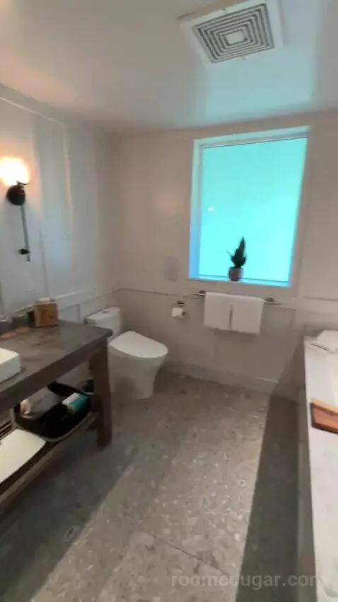 Ocean Front Bungalow, 1 King, Sofa Bed, Ocean Facing View, Ground Floor, Patio (#100) bathroom picture #4