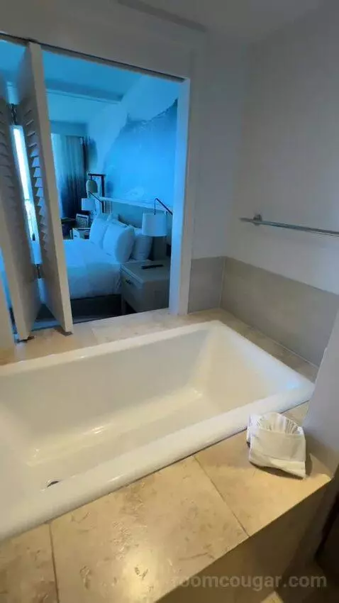 Premium Ocean Front, Guest Room, 1 King, Ocean Facing View, Top Floor, Balcony (#611) bathroom picture #11