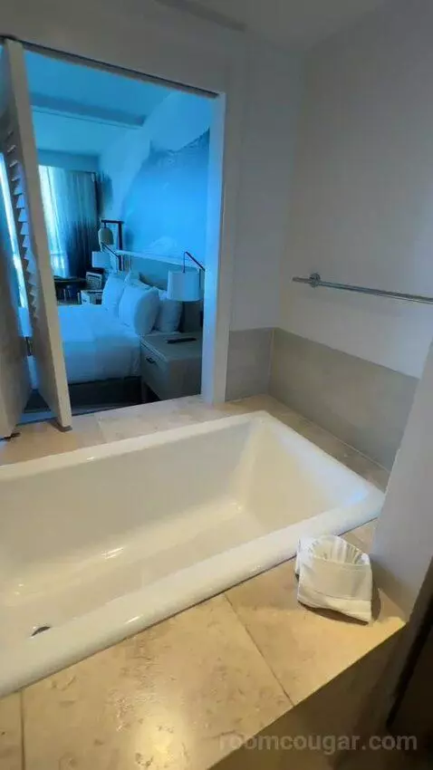 Premium Ocean Front, Guest Room, 1 King, Ocean Facing View, Top Floor, Balcony (#611) bathroom picture #12