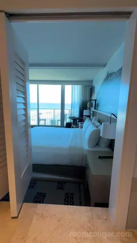 Premium Ocean Front, Guest Room, 1 King, Ocean Facing View, Top Floor, Balcony (#611) view picture #8