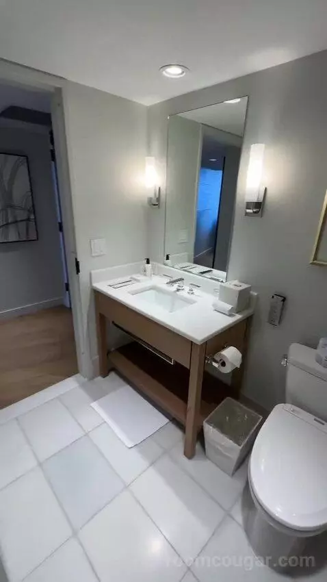 Grand One Bedroom Suite with Ocean View (D2105) bathroom picture #2