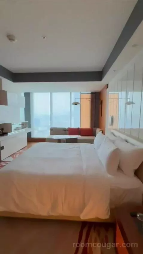 Wonderful Room, Guest Room, 1 King, City View (#1509) bed picture #4