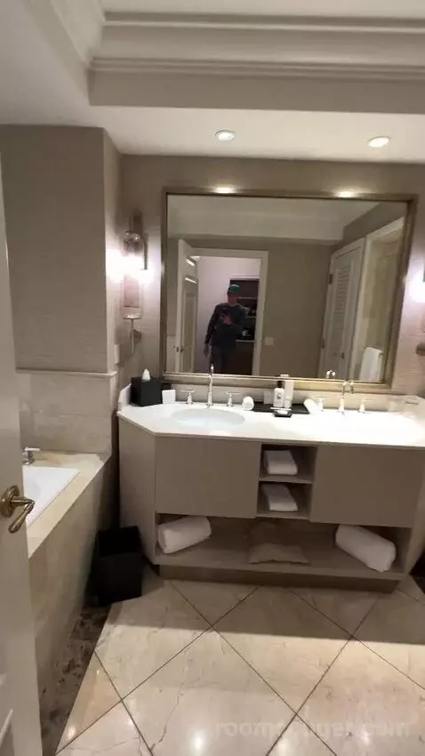 City View King, Deluxe Guest Room, 1 King, City View, High Floor (#1403) bathroom picture #3