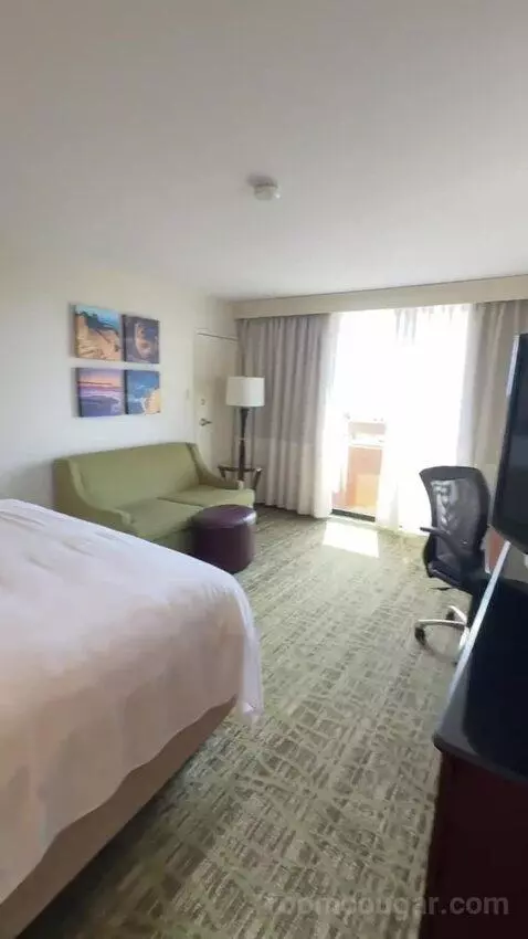 Corner King Room with Balcony (#619) bed picture #3