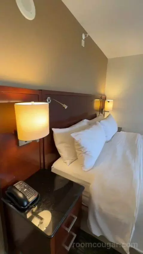 Corner King Room with Balcony (#619) bed picture #7