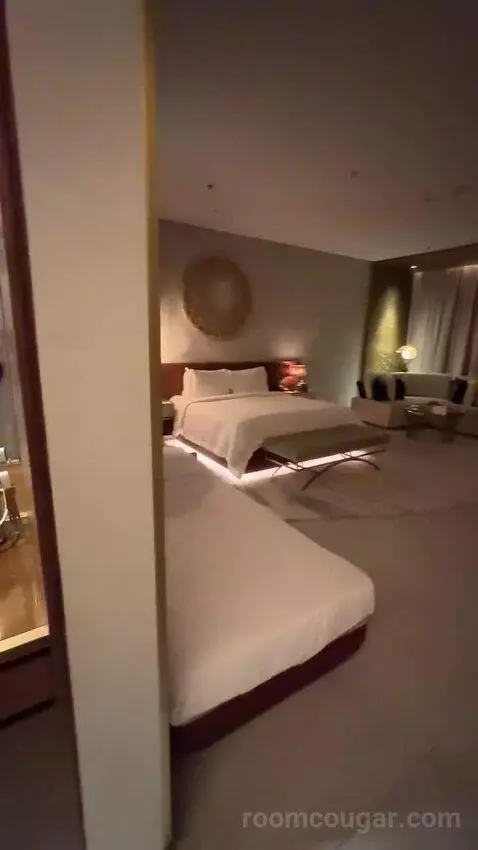 Superior King Suite with Downtown View Including Signature St. Regis Butler Service (#2019) bed picture #1