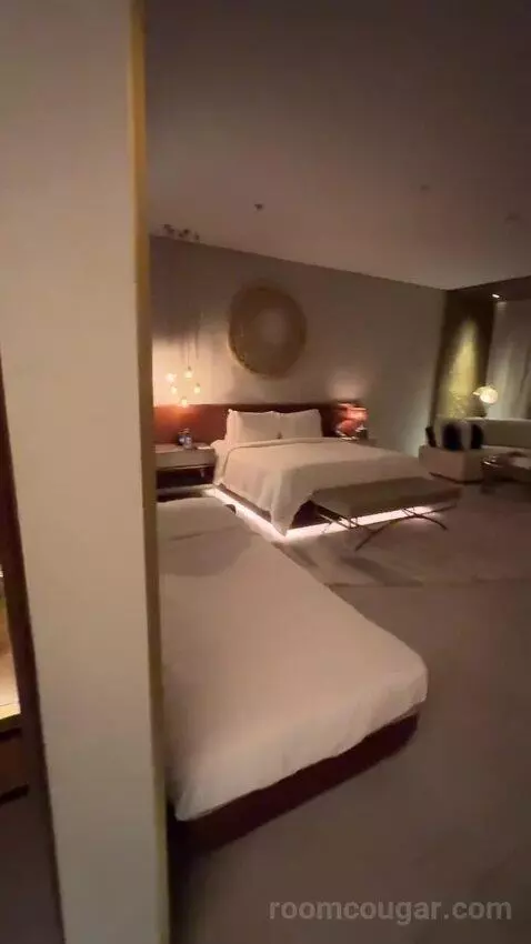 Superior King Suite with Downtown View Including Signature St. Regis Butler Service (#2019) bed picture #2