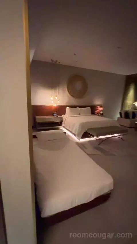 Superior King Suite with Downtown View Including Signature St. Regis Butler Service (#2019) bed picture #3