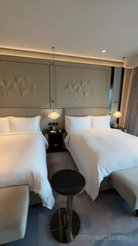 Deluxe Double Room with Two Double Beds and City View (#238) bed picture #7