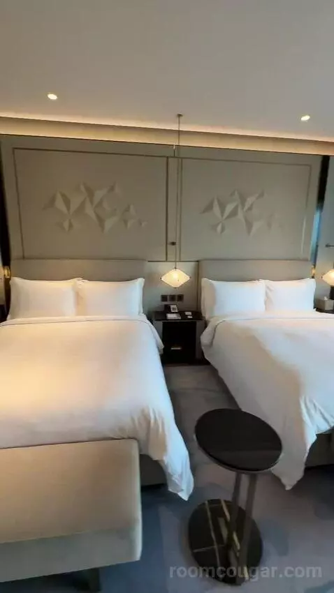 Deluxe Double Room with Two Double Beds and City View (#238) bed picture #9