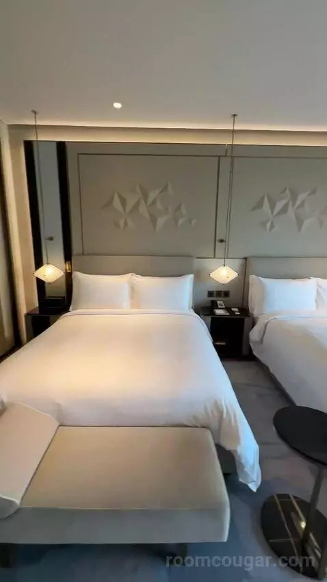 Deluxe Double Room with Two Double Beds and City View (#238) bed picture #12
