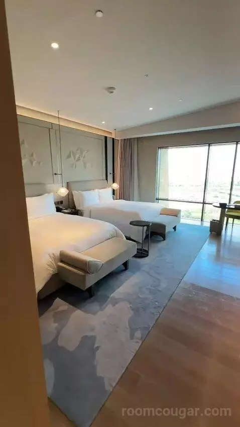 Deluxe Double Room with Two Double Beds and City View (#238) bed picture #5