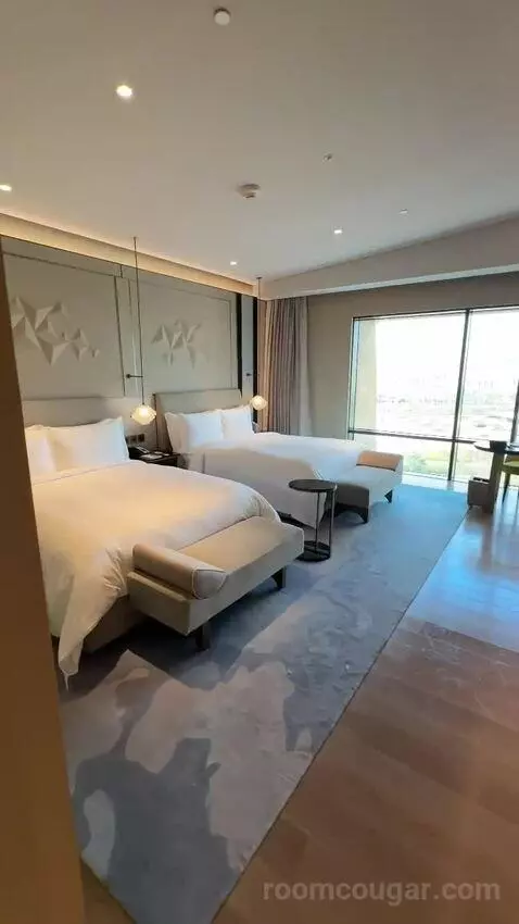 Deluxe Double Room with Two Double Beds and City View (#238) bed picture #6