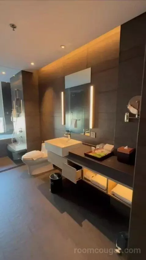 Premium Corner King Room with Sofa Bed (#606) bathroom picture #11