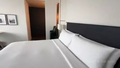 Deluxe King Room with City View bed picture #6