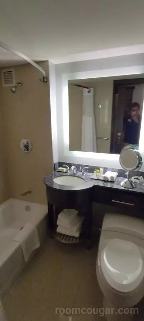 Room with Two Double Beds bathroom picture #8