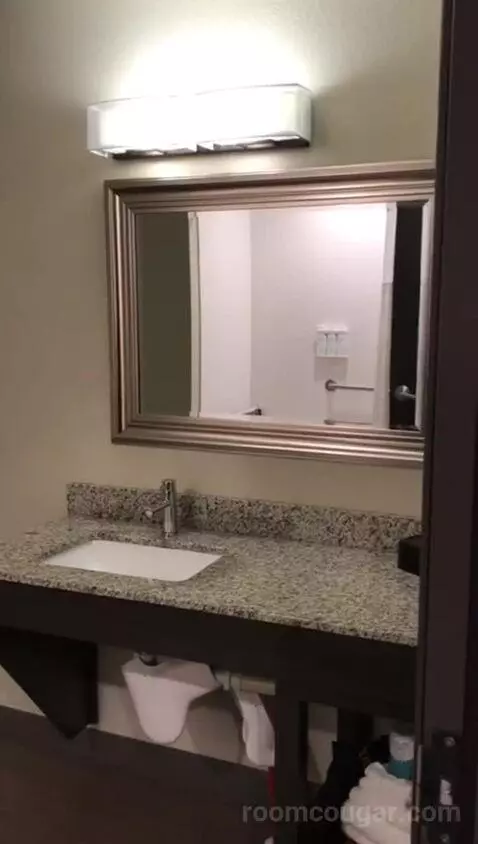 Queen Suite with Two Queen Beds and Bath Tub - Disability Access (#411) bathroom picture #6