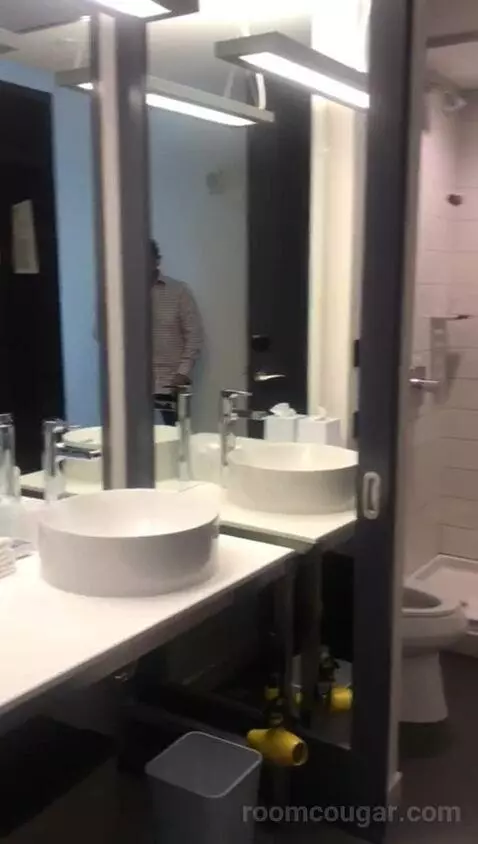 Deluxe King Room City View (#409) bathroom picture #9