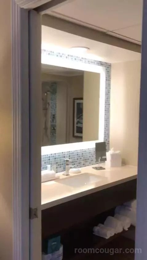 Two Bedroom Suite, One King, Two Queen, Partial Gulf View (#1013) bathroom picture #4