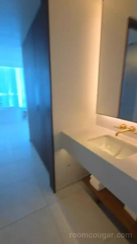 Deluxe One-Bedroom King Suite with Downtown View (#510) bathroom picture #12