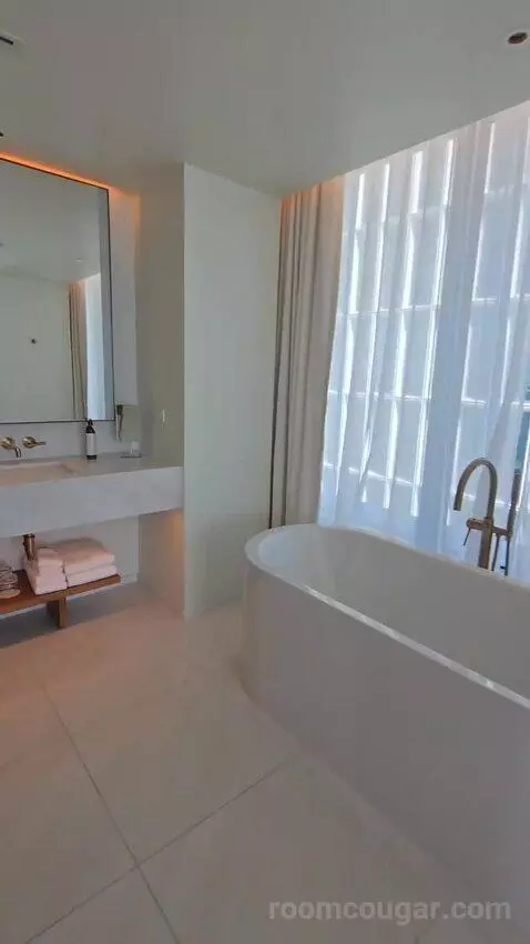 Deluxe One-Bedroom King Suite with Downtown View (#510) bathroom picture #2