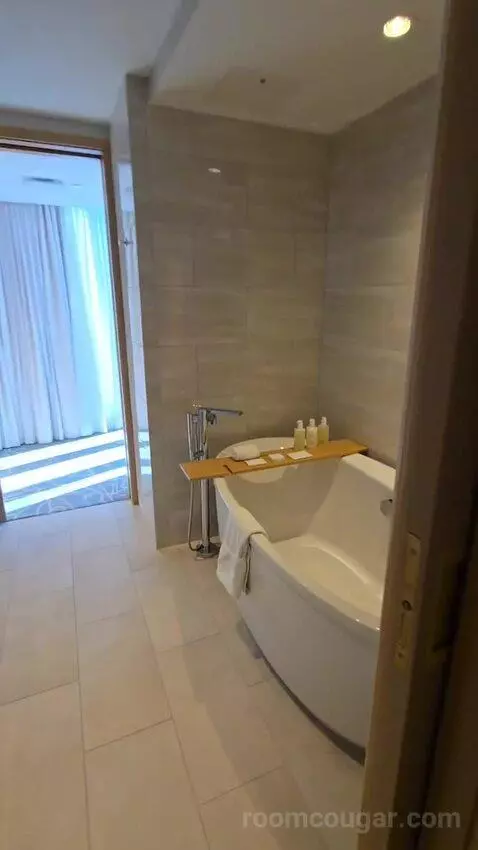 1 Bedroom Executive Suite with 1 King, Sofa Bed, Corner Room (#1886) bathroom picture #1