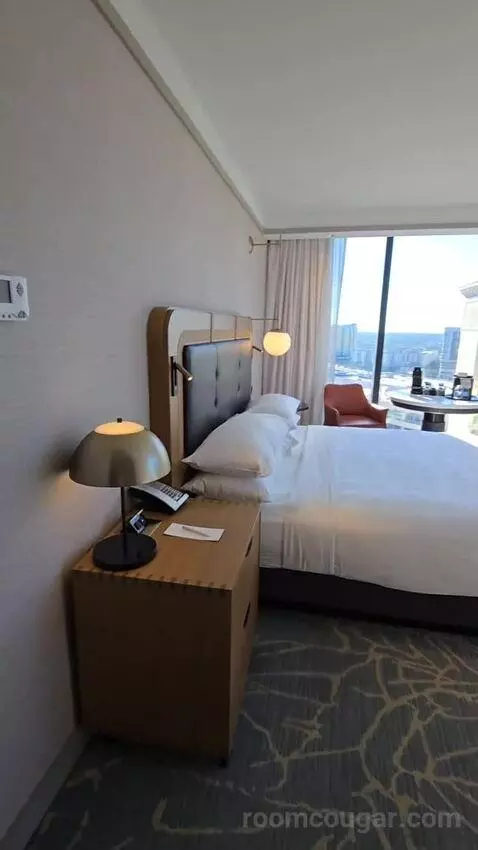 Guest Room with 1 King, City View, Corner Room (#1860) bed picture #7