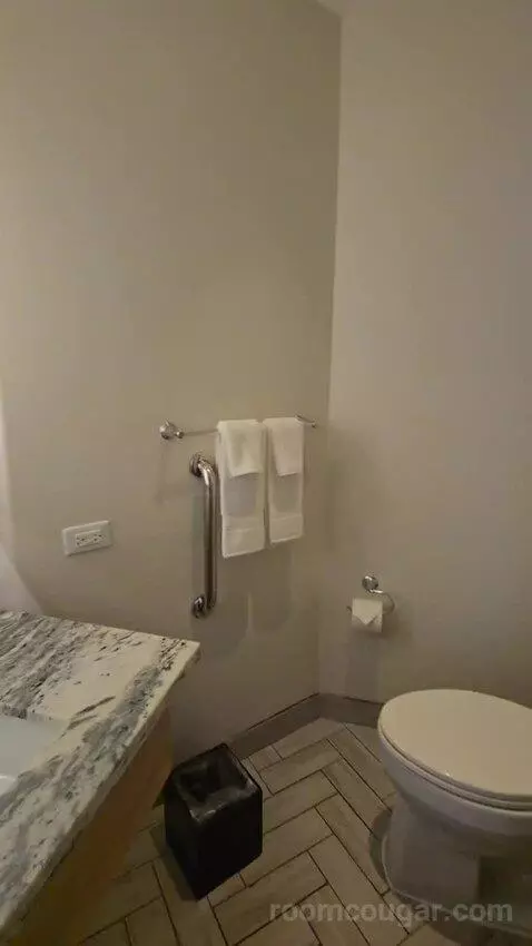 One-Bedroom King Suite with Sofa Bed - High Floor/City View (#625) bathroom picture #2