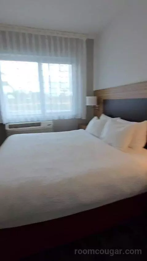 One-Bedroom Queen Suite with Sofa Bed, Mobility and Hearing Accessible Tub (#103) bed picture #8